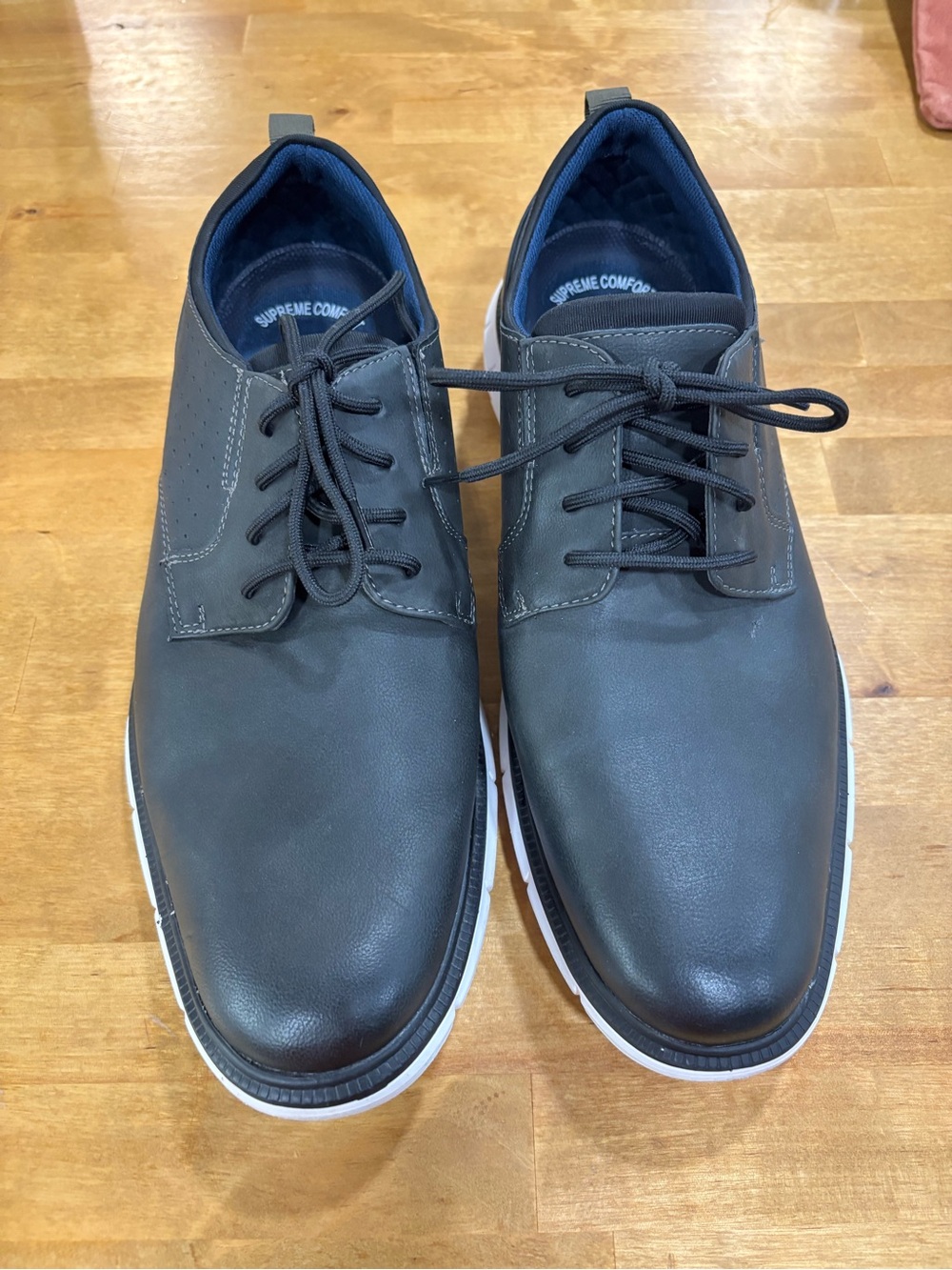 Dockers Men’s Black Supreme Comfort Lace-Up Dress Shoes Size 11M Lightweight